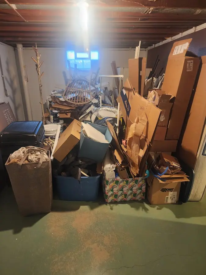 Roll-off dumpster container at job site for Construction Dumpster Rental in Minot AFB